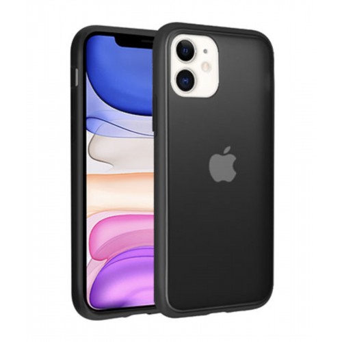 iPhone 11 Pro Max Smoke Transparent Twotone Black